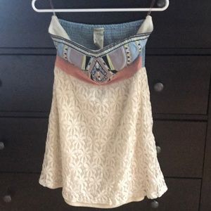 Sweet strapless dress